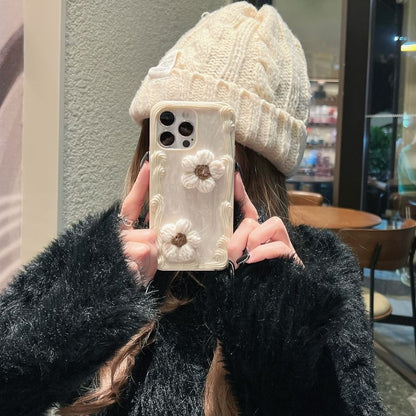 Yarn Case Floral Phone