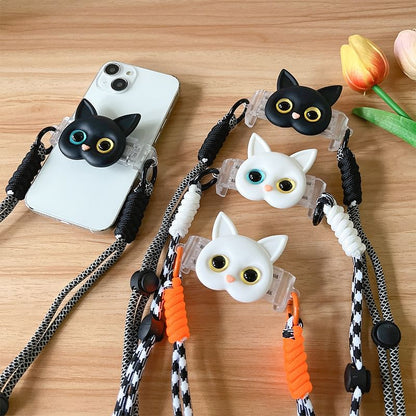 Phone Designs) Lanyard Set Animal / (Various Clip