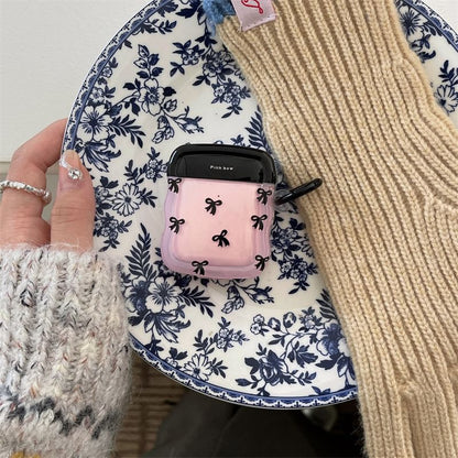 Two-Tone Pro Bow Skin Earphone Case AirPods /