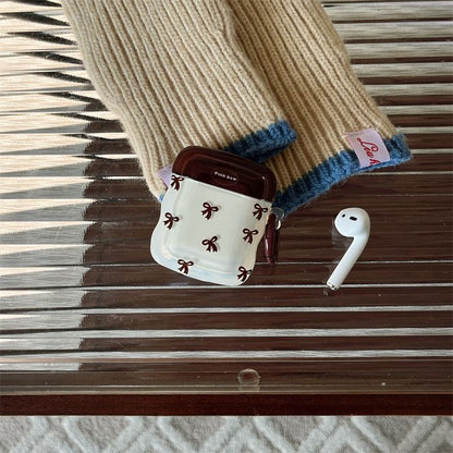 Two-Tone Pro Bow Skin Earphone Case AirPods /