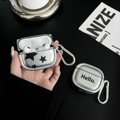 Pro With Charm Star Earphone AirPods Case / Metallic Skin