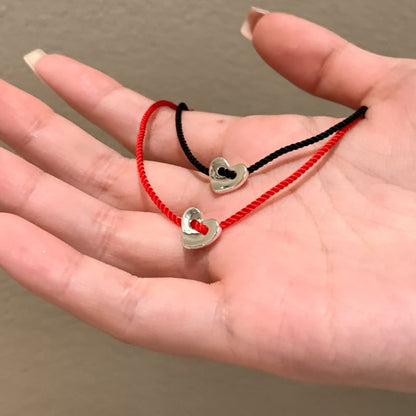 String Alloy Bracelet Heart