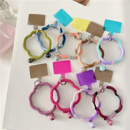 Lanyard Strap Pad Hoop Phone Wavy with