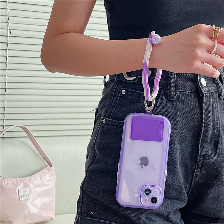 Lanyard Strap Pad Hoop Phone Wavy with