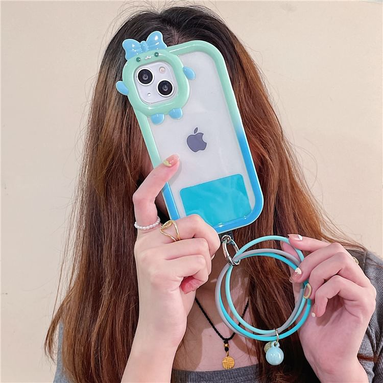 Pad Lanyard Strap Phone with Hoop Layered