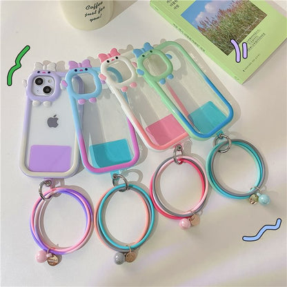 Pad Lanyard Strap Phone with Hoop Layered