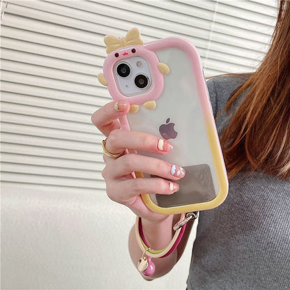 Pad Lanyard Strap Phone with Hoop Layered