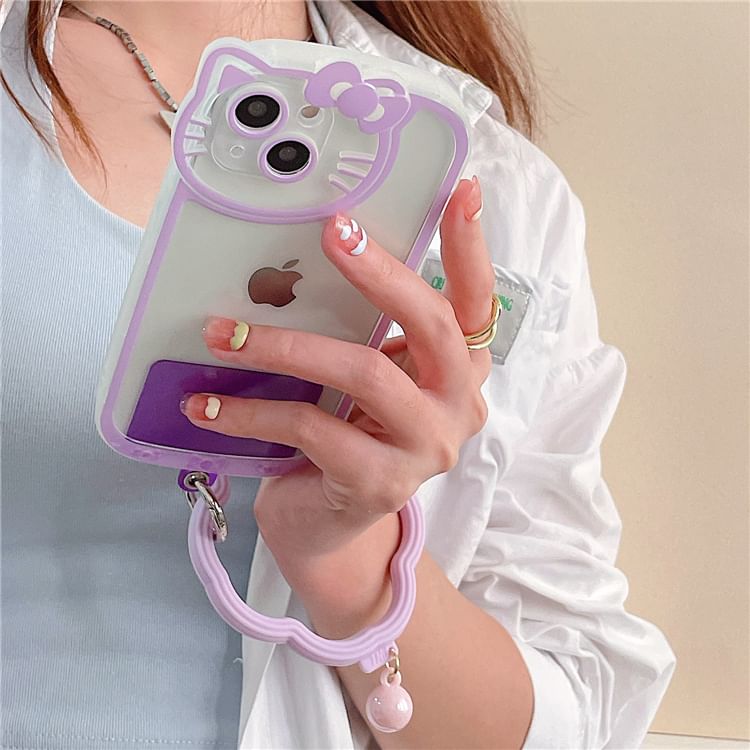 Lanyard Pad Hoop Wavy Strap Phone with