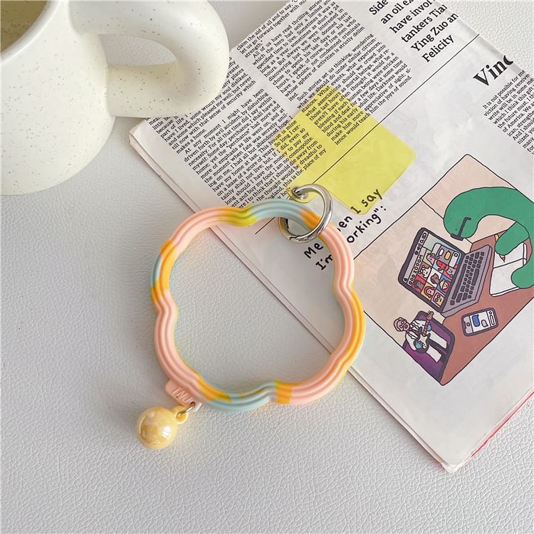 Lanyard Pad Hoop Wavy Strap Phone with