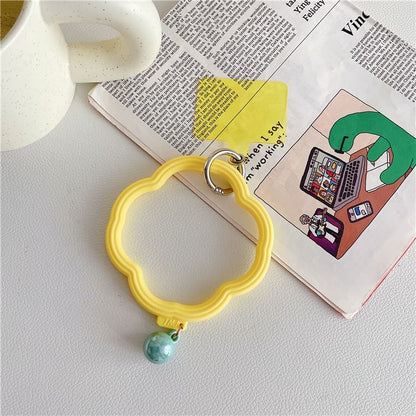 Lanyard Pad Hoop Wavy Strap Phone with