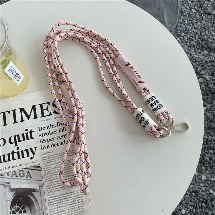 Lanyard Lettering with Phone Pad