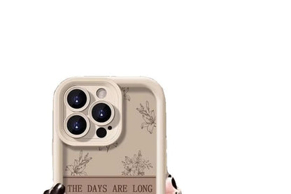Floral Lettering Phone Case