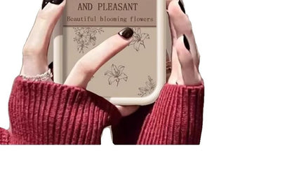 Floral Lettering Phone Case