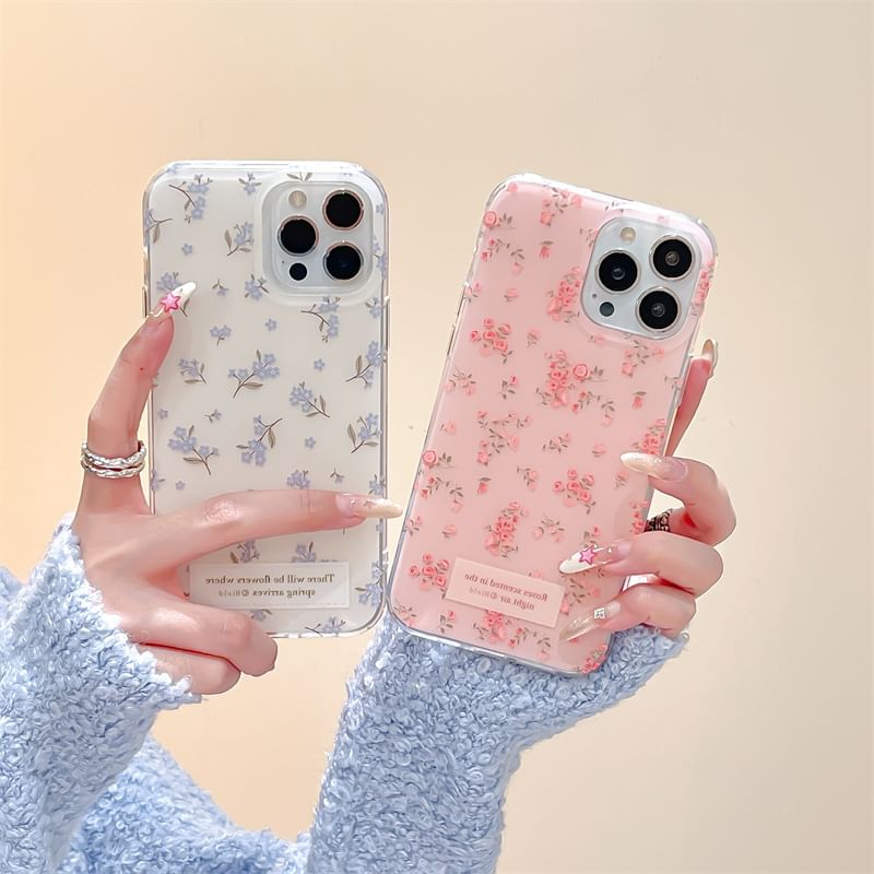 Floral Case Phone