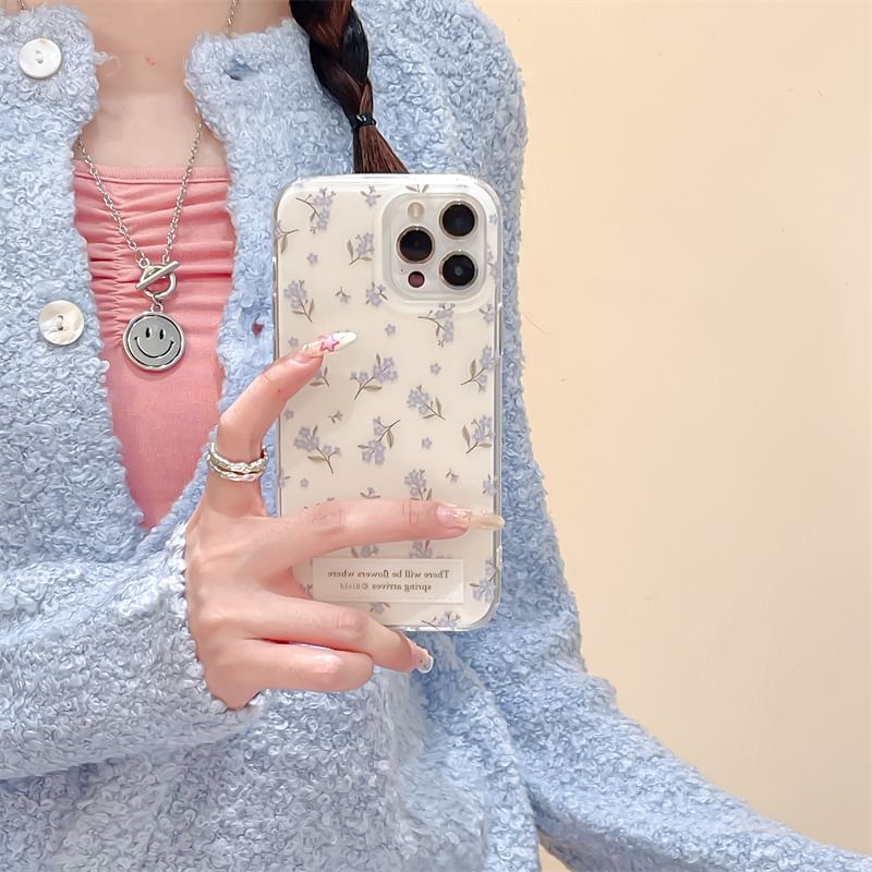 Floral Case Phone