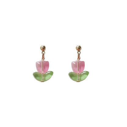 Tulip Earring Drop Alloy