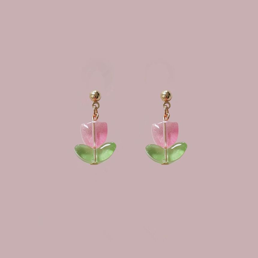 Tulip Earring Drop Alloy