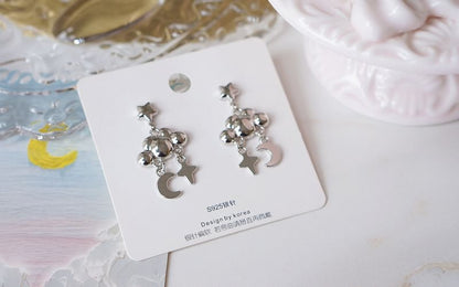 Alloy Cloud Earring Moon Dangle Star
