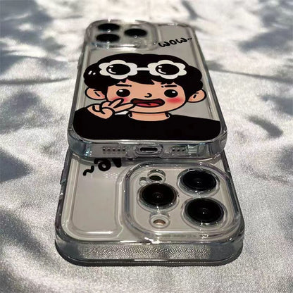 Cartoon Phone Couple Case Matching