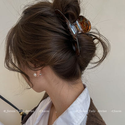 Lettering Acrylic Claw Hair