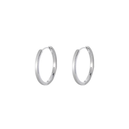 Earring Hoop Silver Sterling