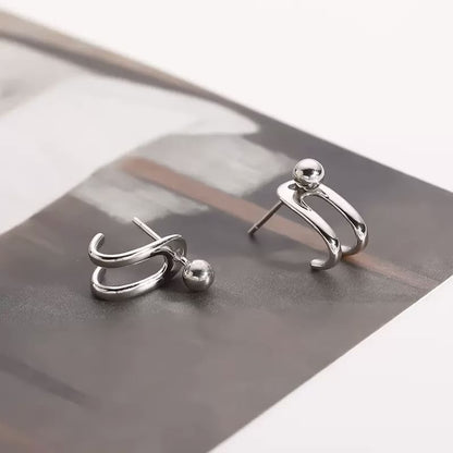 Ear Sterling Silver Stud