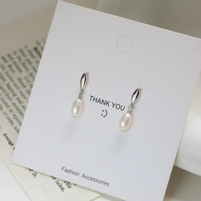Drop Earring Faux Pearl