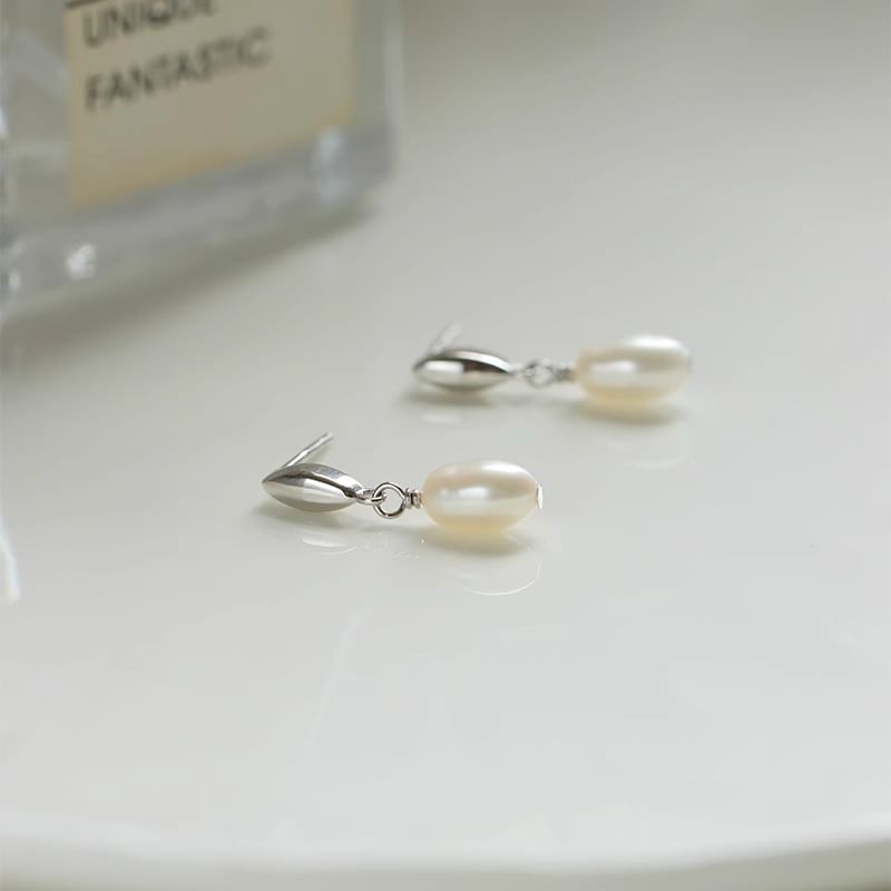 Drop Earring Faux Pearl