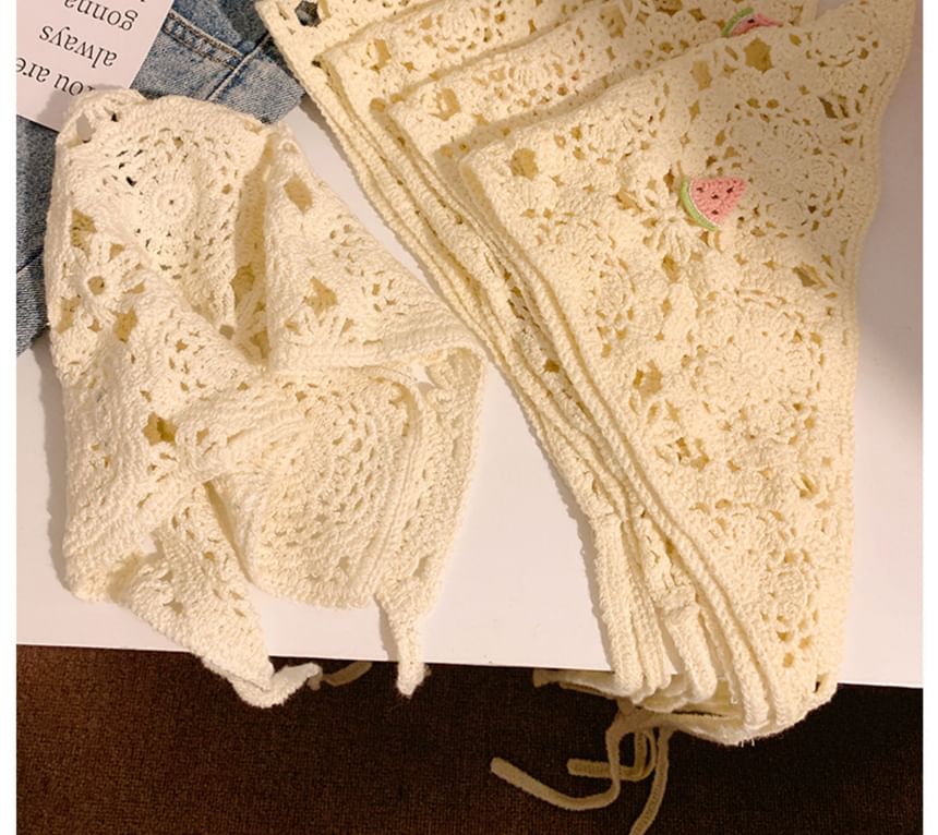 Triangle Scarf Designs) Head Embroidered (Various