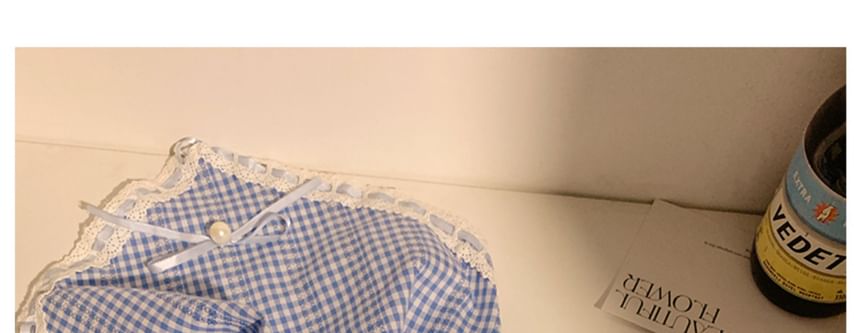 / Head Designs) Scrunchie Scarf Triangle Lace Set Trim (Various