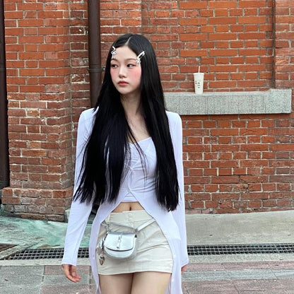 Set Hair Clip Rhinestone / Bow Alloy