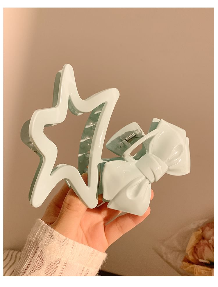 Star Bow Hair Claw /