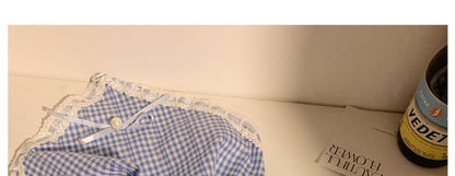 Scrunchie Trim Set Lace Headkerchief Print /