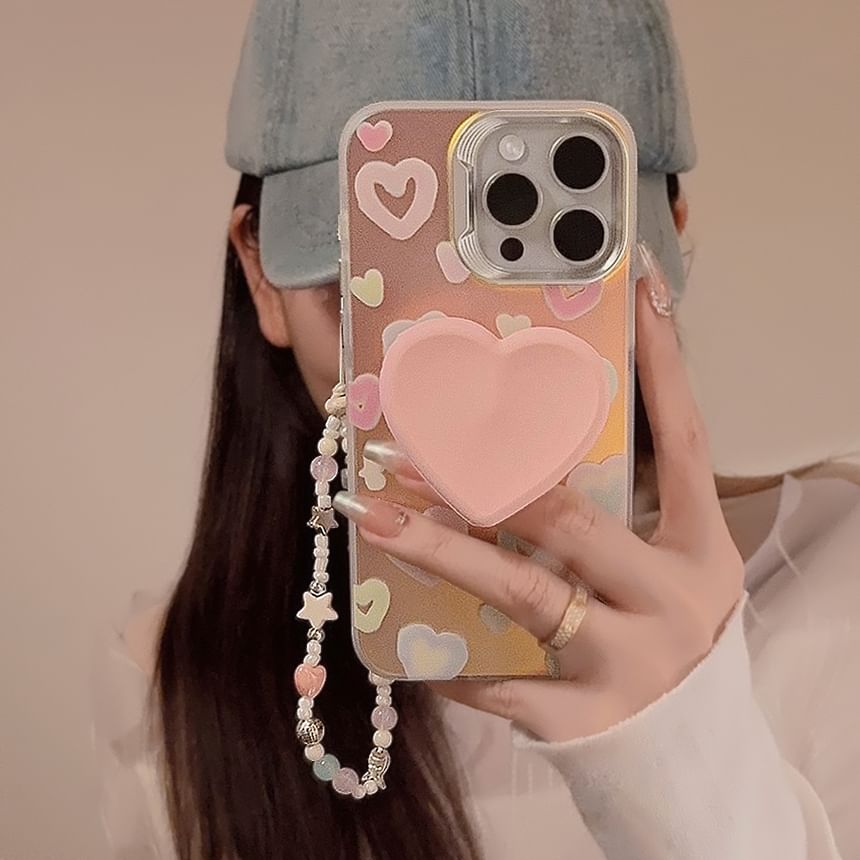 Phone Case Heart Holographic