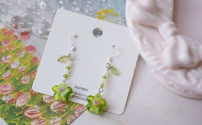 Alloy Earring Dangle Floral