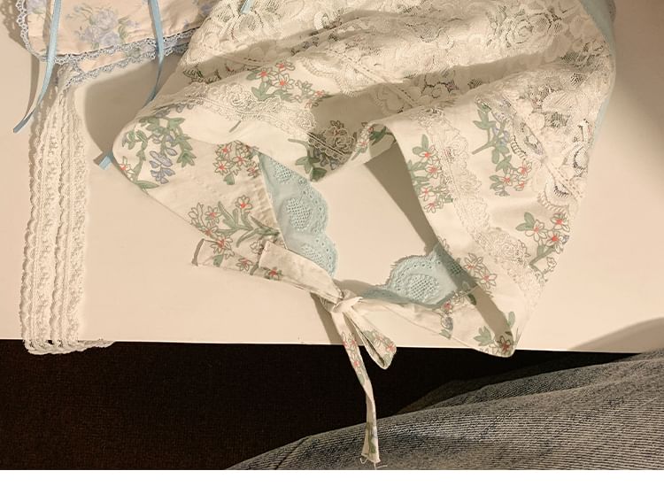 Chiffon (Various Lace Designs) Bandana