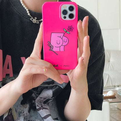 Phone Case Floral Butt