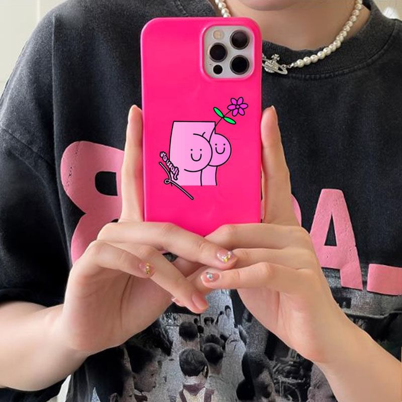 Phone Case Floral Butt