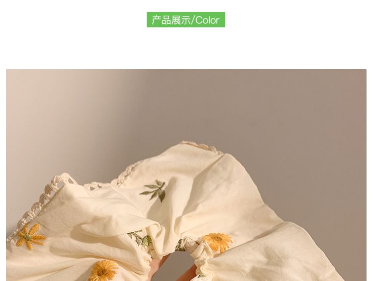 / Floral Designs) (Various Scrunchie Embroidered Bandana