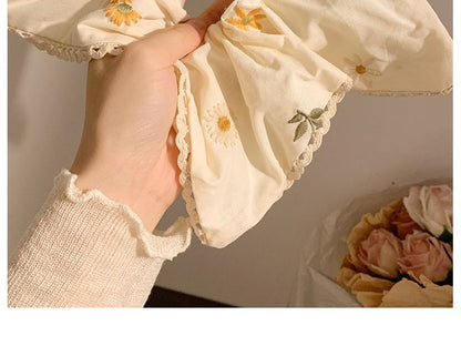 / Floral Designs) (Various Scrunchie Embroidered Bandana