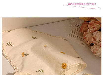 / Floral Designs) (Various Scrunchie Embroidered Bandana