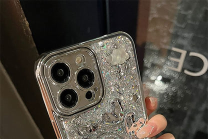 Strap Case Heart Phone Set / Mirrored