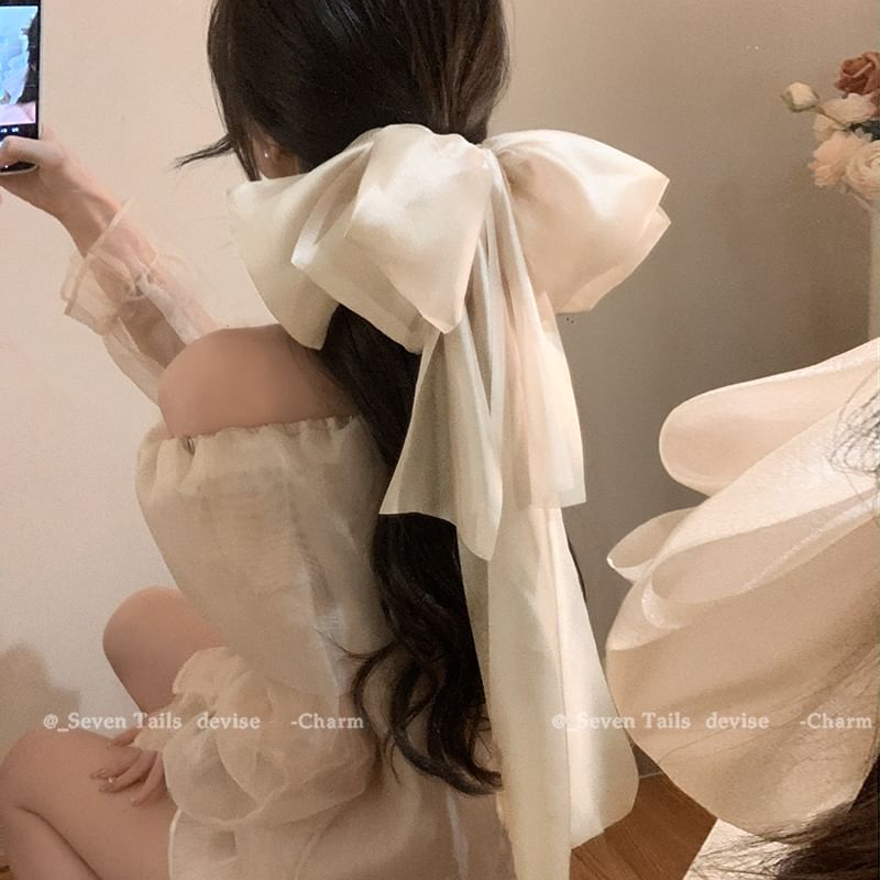 Fabric Clip Hair Bow