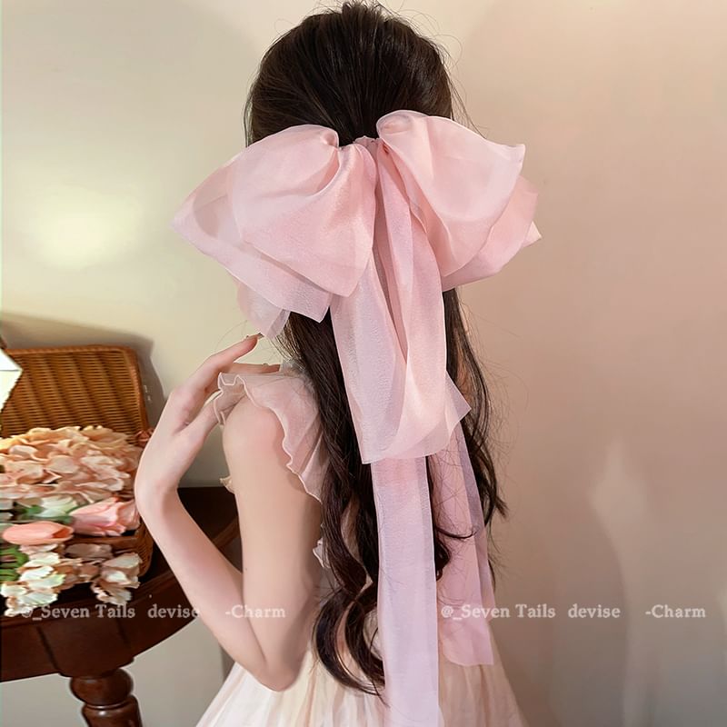Fabric Clip Hair Bow