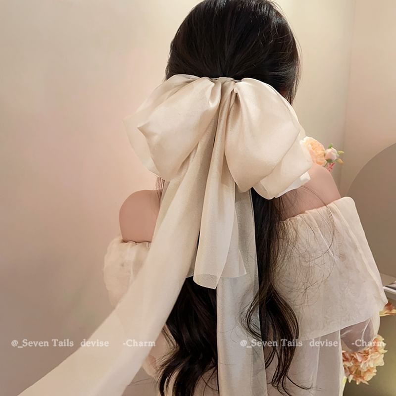 Fabric Clip Hair Bow