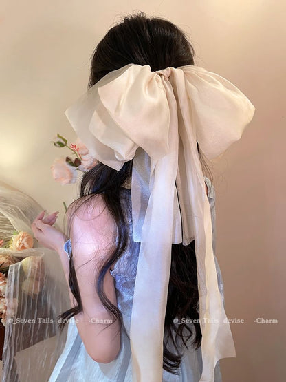 Fabric Clip Hair Bow