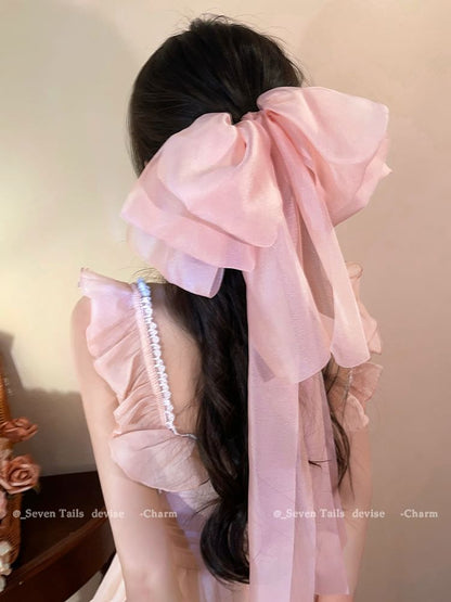Fabric Clip Hair Bow