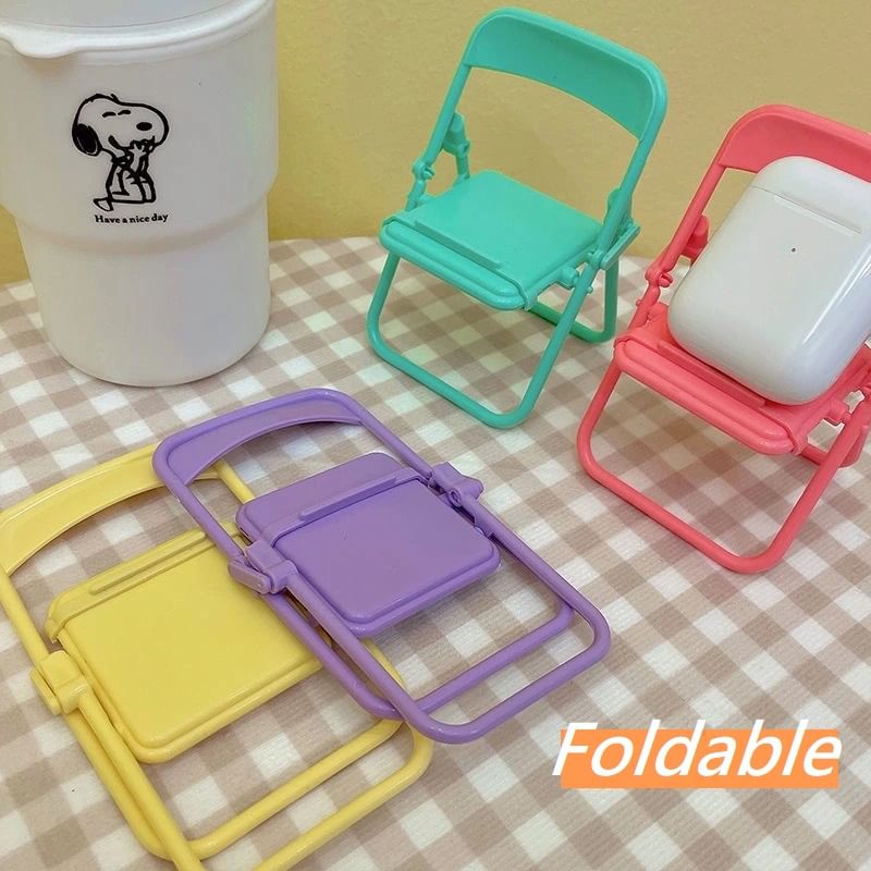 Desktop Chair Phone Stand Plastic