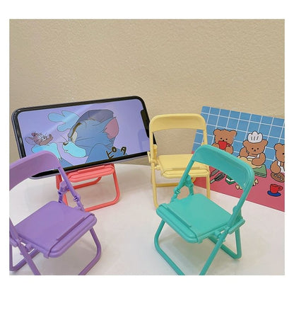 Desktop Chair Phone Stand Plastic