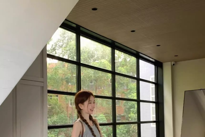 Spaghetti Strap Plain Wrap Maxi Sundress